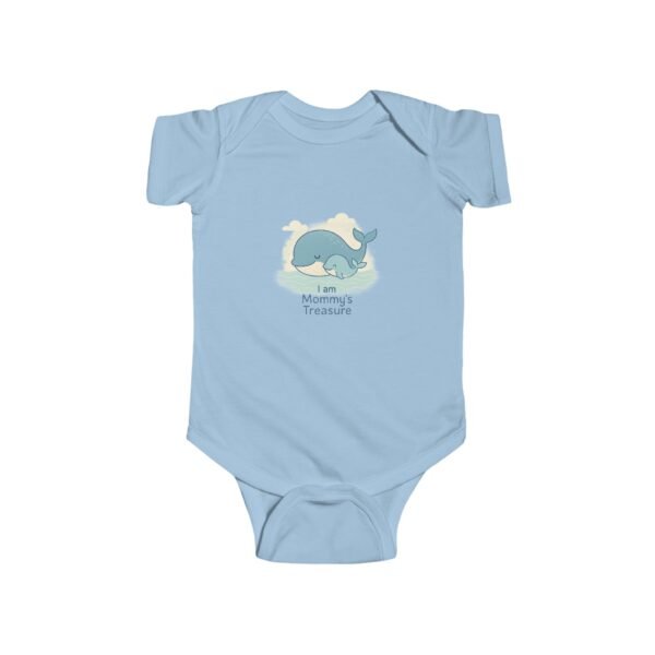Mommy's Treasure Infant Bodysuit, Baby Shower Gift, Newborn Outfit, Whale Design, Cute Baby Clothes - Image 13
