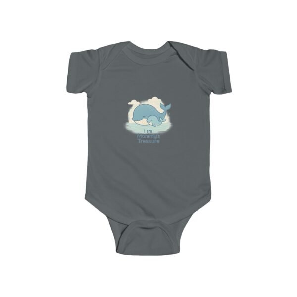 Mommy's Treasure Infant Bodysuit, Baby Shower Gift, Newborn Outfit, Whale Design, Cute Baby Clothes - Image 19