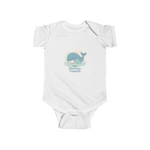 Mommy's Treasure Infant Bodysuit, Baby Shower Gift, Newborn Outfit, Whale Design, Cute Baby Clothes